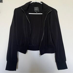EUC Dynamite Black Bomber Jacket (XS)